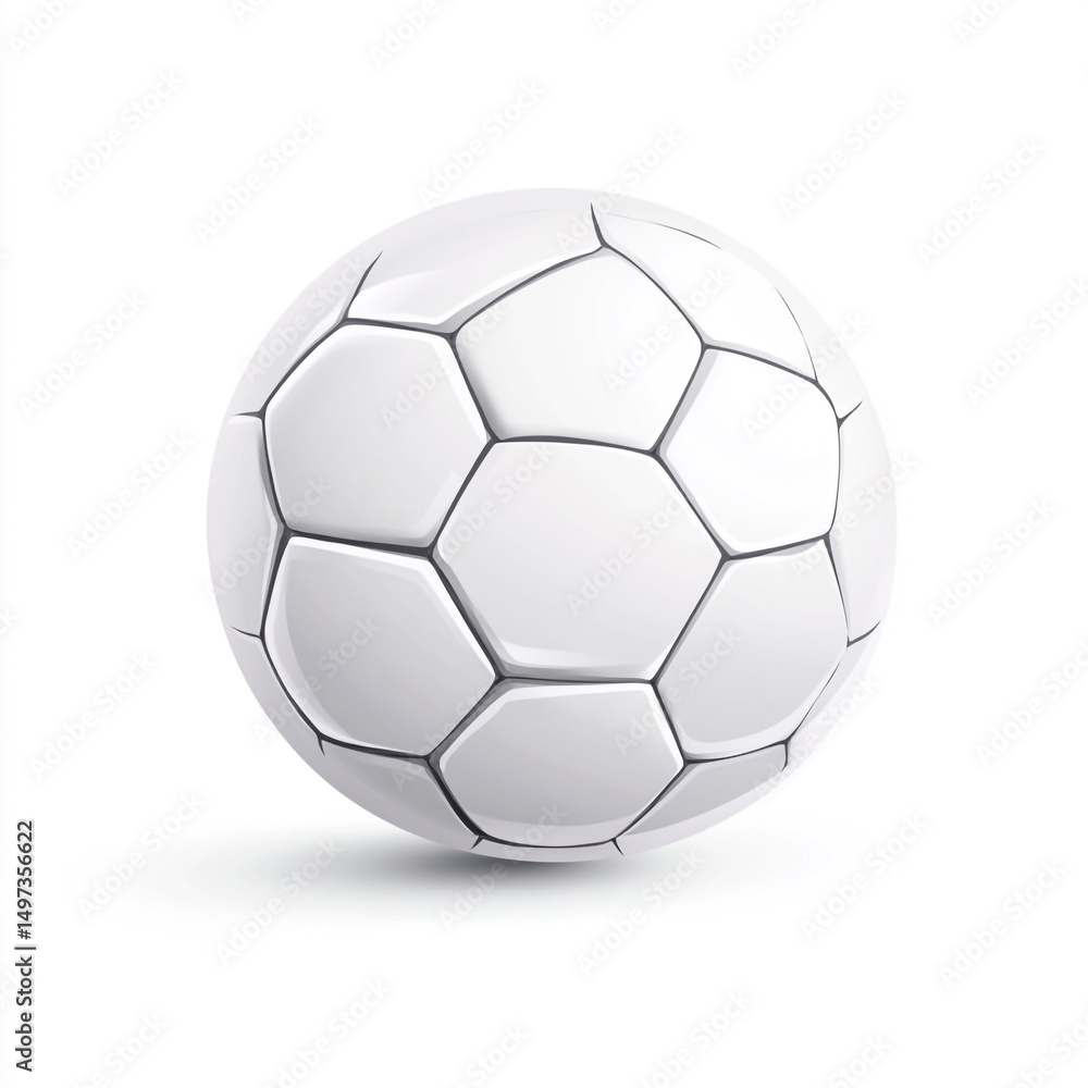 Fototapeta premium football isolated on a white background.