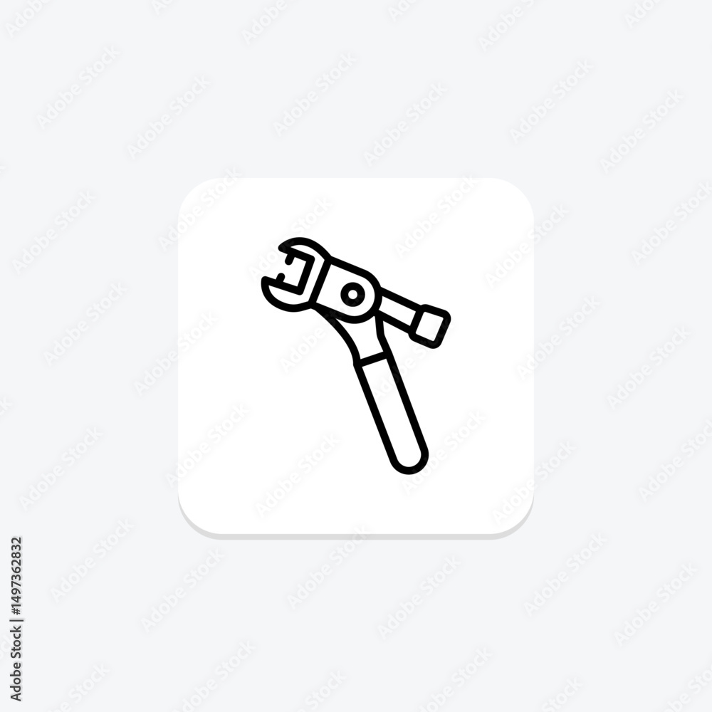 Socket Wrench, vector, pixel perfect, illustrator file Socket Wrench, vector, pixel perfect, illustrator file