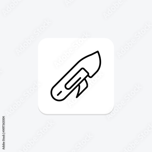Utility Knife, vector, pixel perfect, illustrator file