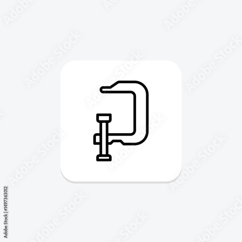 Clamp, vector, pixel perfect, illustrator file