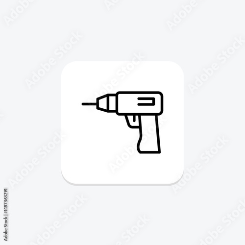 Impact Driver, vector, pixel perfect, illustrator file