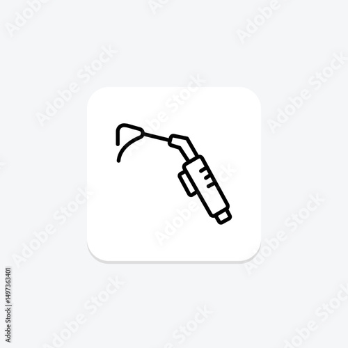 Welding Torch, vector, pixel perfect, illustrator file