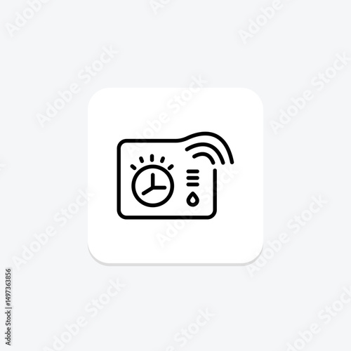 Thermostat, vector, pixel perfect, illustrator file