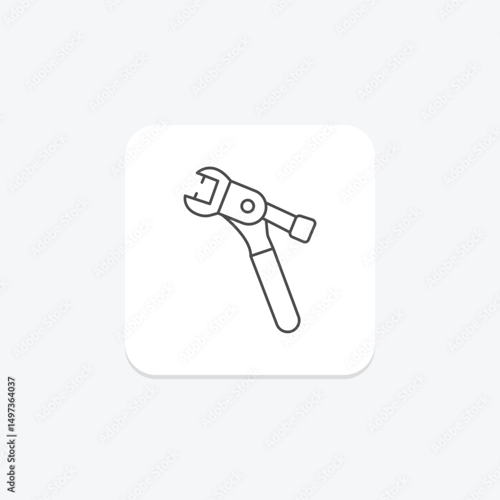 Socket Wrench, vector, pixel perfect, illustrator file Socket Wrench, vector, pixel perfect, illustrator file