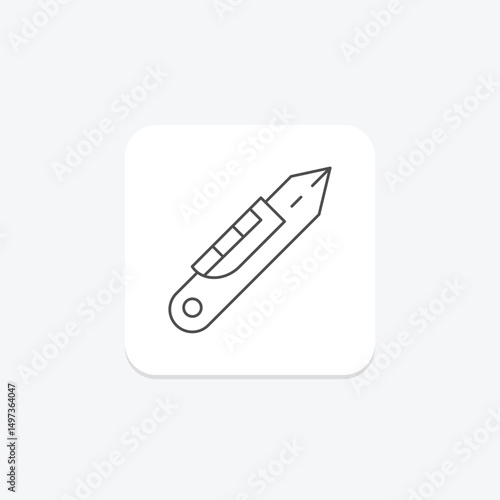 Box Cutter, vector, pixel perfect, illustrator file