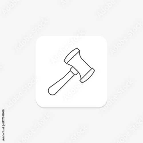 Sledgehammer, vector, pixel perfect, illustrator file