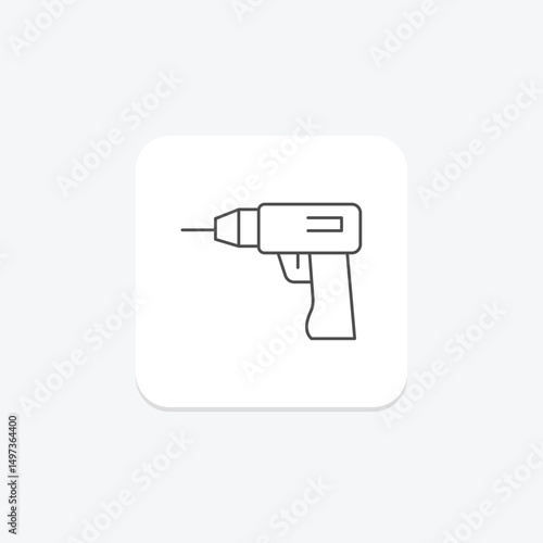 Impact Driver, vector, pixel perfect, illustrator file