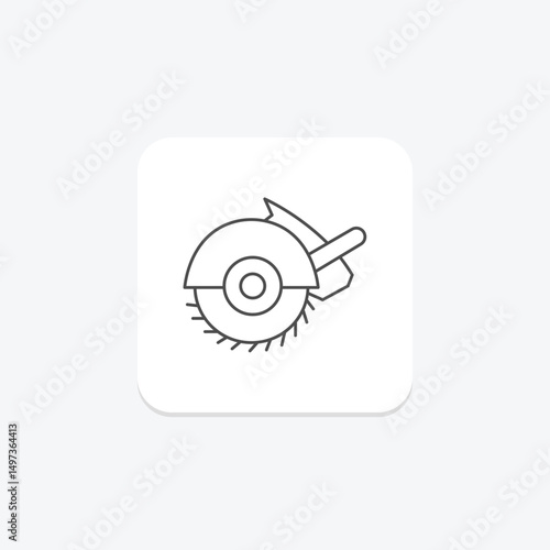 Circular Saw, vector, pixel perfect, illustrator file
