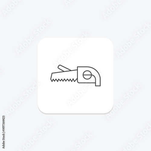 Band Saw, vector, pixel perfect, illustrator file