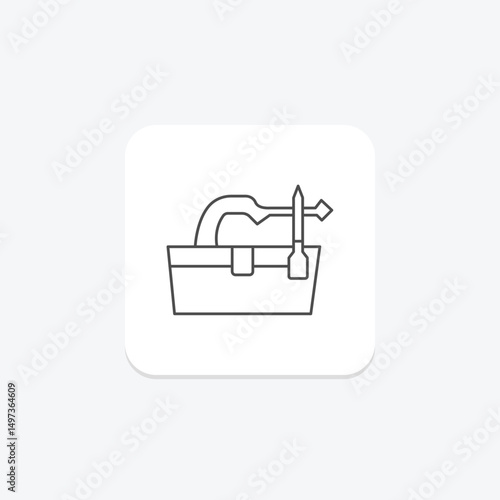 Tool Bag, vector, pixel perfect, illustrator file