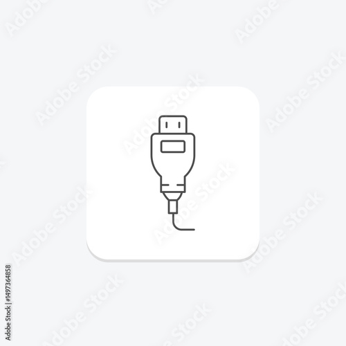 Cable, vector, pixel perfect, illustrator file