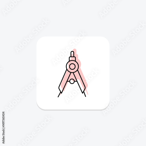 Compass, vector, pixel perfect, illustrator file