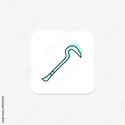 Crowbar, vector, pixel perfect, illustrator file