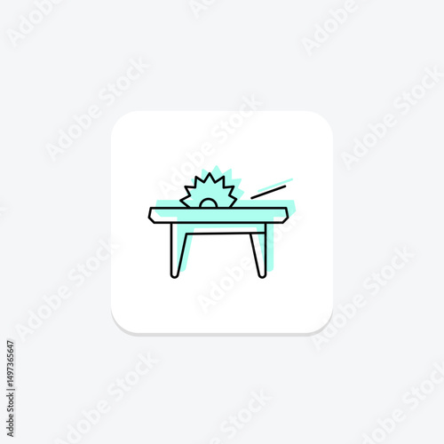 Table Saw, vector, pixel perfect, illustrator file