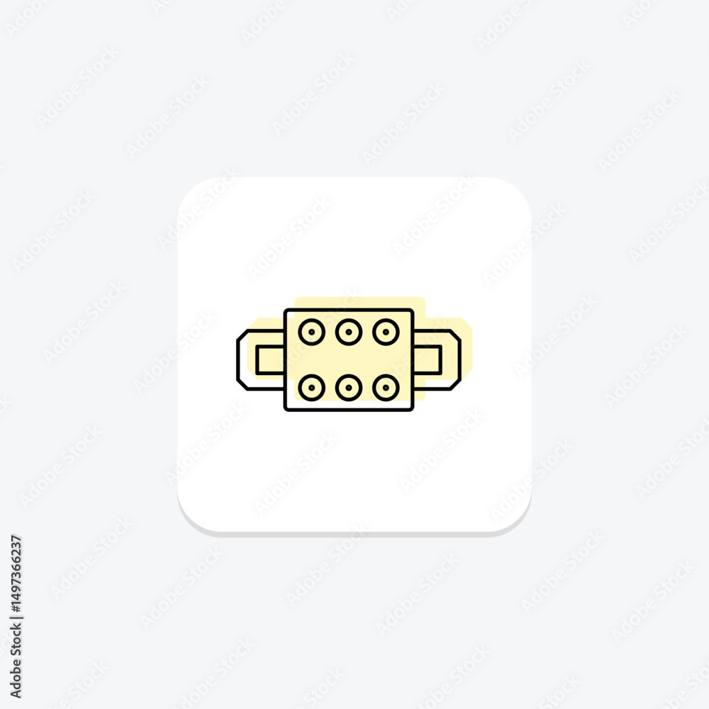 Terminal Block, vector, pixel perfect, illustrator file Terminal Block, vector, pixel perfect, illustrator file