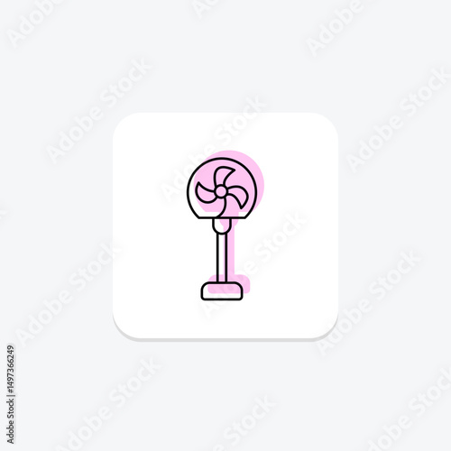 Fan, vector, pixel perfect, illustrator file