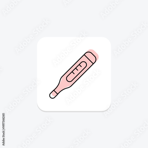 Thermometer, vector, pixel perfect, illustrator file