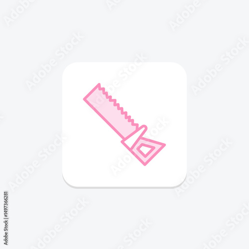 Saw, vector, pixel perfect, illustrator file