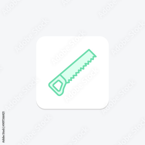 Hacksaw, vector, pixel perfect, illustrator file