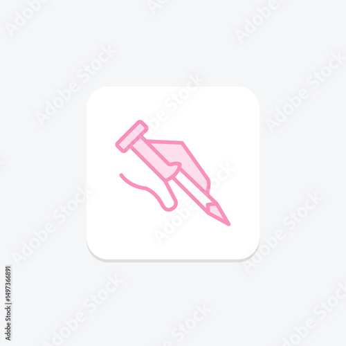 Nail, vector, pixel perfect, illustrator file