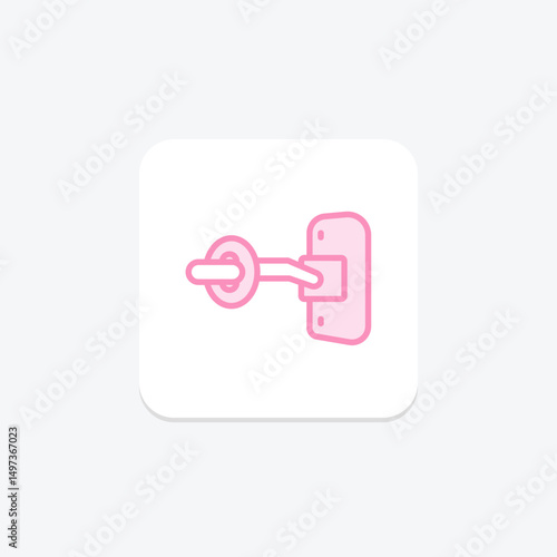 Latch, vector, pixel perfect, illustrator file