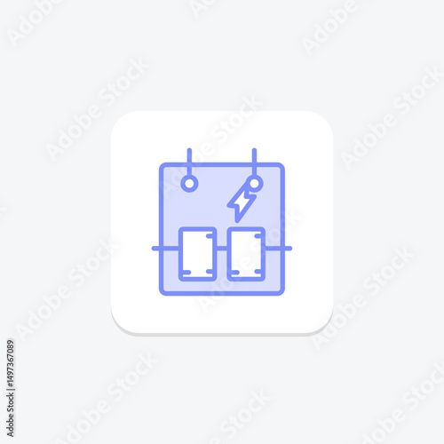 Circuit Breaker, vector, pixel perfect, illustrator file