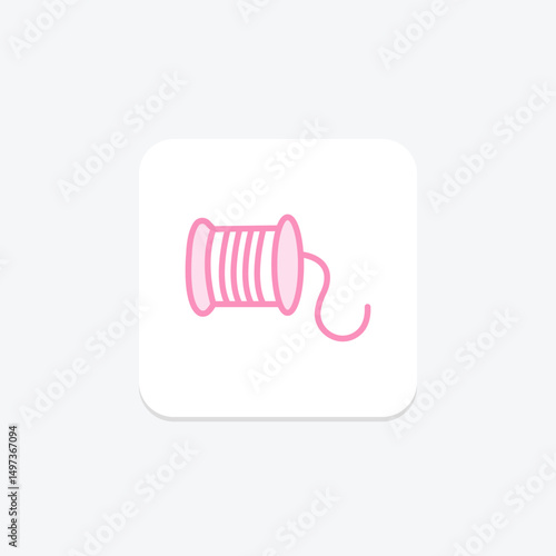 Wire Spool, vector, pixel perfect, illustrator file