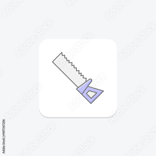 Saw, vector, pixel perfect, illustrator file
