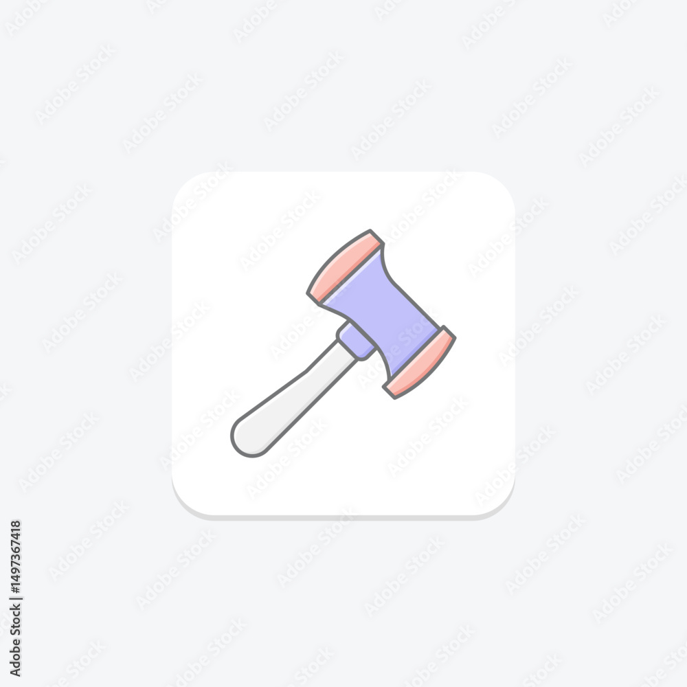 Sledgehammer, vector, pixel perfect, illustrator file Sledgehammer, vector, pixel perfect, illustrator file