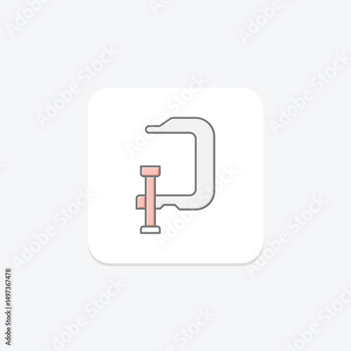 Clamp, vector, pixel perfect, illustrator file