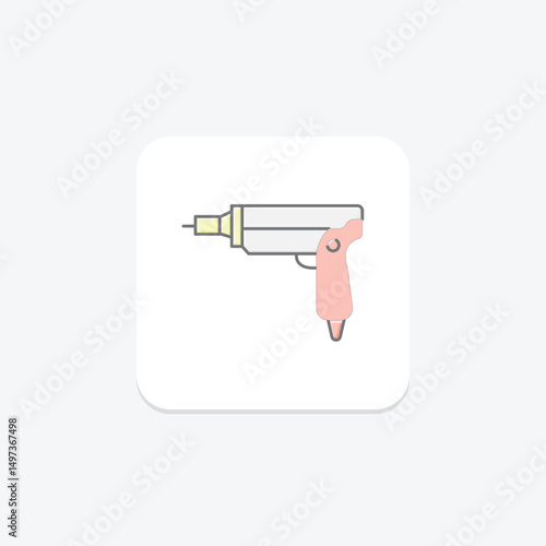 Nail Gun, vector, pixel perfect, illustrator file