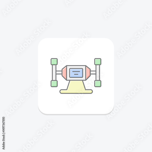 Bench Grinder, vector, pixel perfect, illustrator file