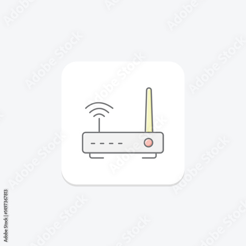 Router, vector, pixel perfect, illustrator file