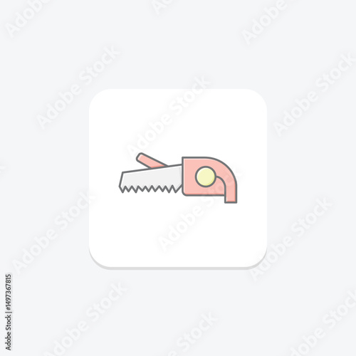 Band Saw, vector, pixel perfect, illustrator file