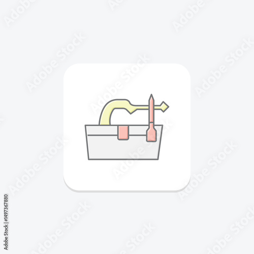 Tool Bag, vector, pixel perfect, illustrator file