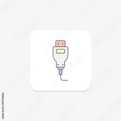 Cable, vector, pixel perfect, illustrator file