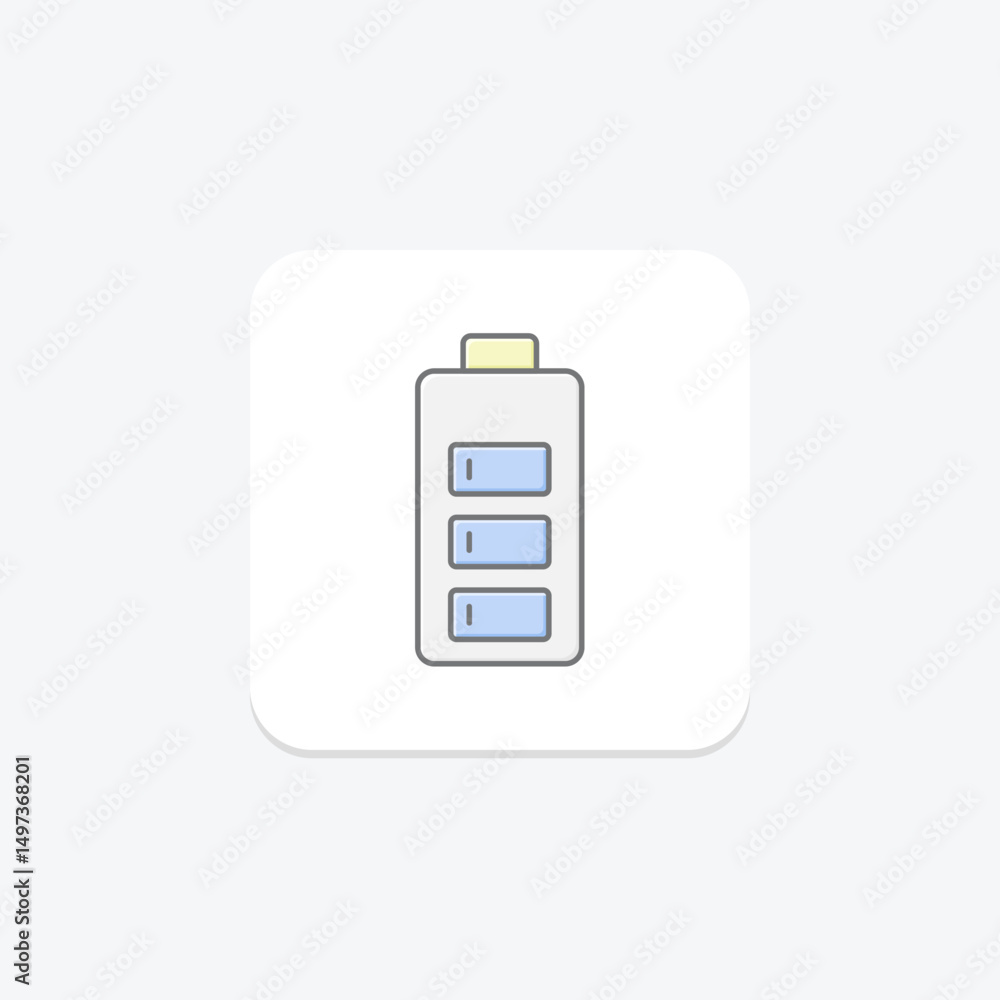 Battery, vector, pixel perfect, illustrator file Battery, vector, pixel perfect, illustrator file