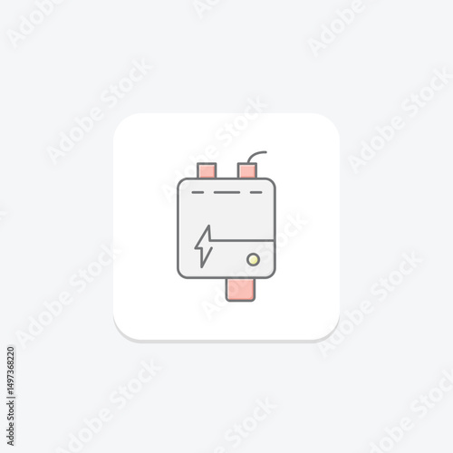Inverter, vector, pixel perfect, illustrator file