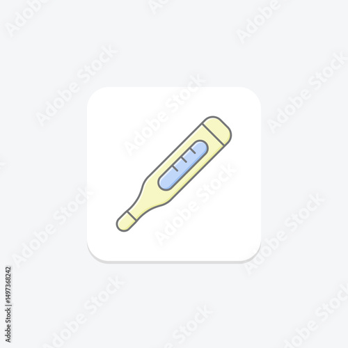 Thermometer, vector, pixel perfect, illustrator file