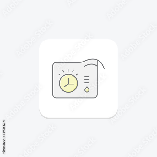 Thermostat, vector, pixel perfect, illustrator file