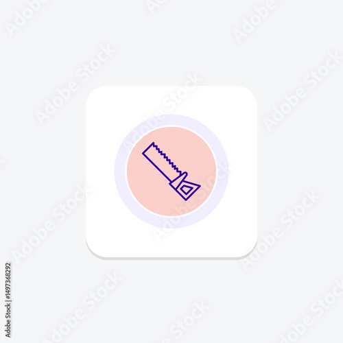 Saw, vector, pixel perfect, illustrator file