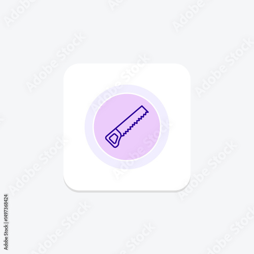 Hacksaw, vector, pixel perfect, illustrator file