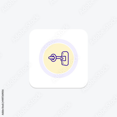 Latch, vector, pixel perfect, illustrator file