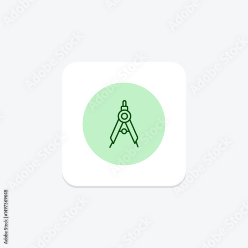 Compass, vector, pixel perfect, illustrator file