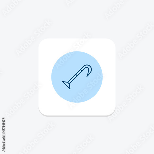 Pry Bar, vector, pixel perfect, illustrator file