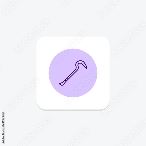 Crowbar, vector, pixel perfect, illustrator file