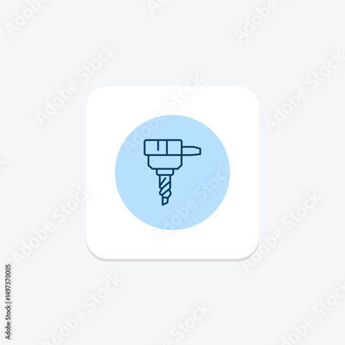 Drill Bit, vector, pixel perfect, illustrator file