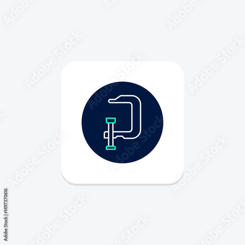 Clamp, vector, pixel perfect, illustrator file
