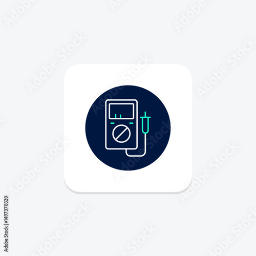 Multimeter, vector, pixel perfect, illustrator file