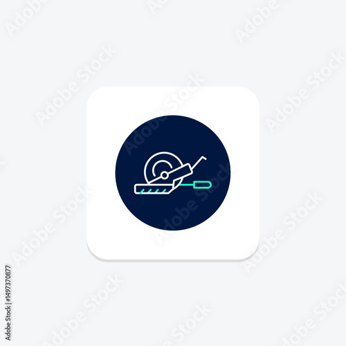 Miter Saw, vector, pixel perfect, illustrator file